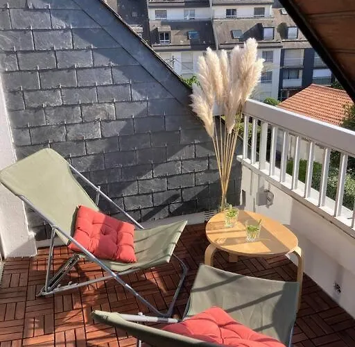 T2 Super Cosy A La Cime Des Pins Proche Av De Gaulle Place De Parking Et Wifi 公寓