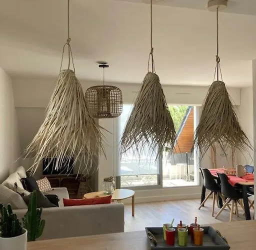 T2 Super Cosy A La Cime Des Pins Proche Av De Gaulle Place De Parking Et Wifi 公寓 La Baule