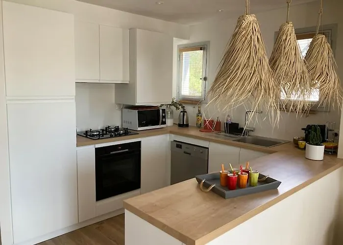 公寓 T2 Super Cosy A La Cime Des Pins Proche Av De Gaulle Place De Parking Et Wifi